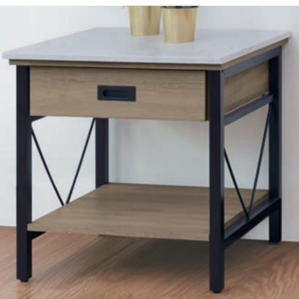 AS雅司-巴爾薩米仿石面灰橡小茶几-60*60*60.5cm